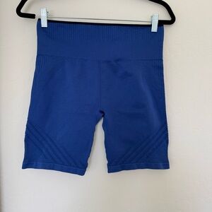 Ryka Women’s Athletic Bike Shorts Stretch Workout Yoga Gym Pants Blue Activewear